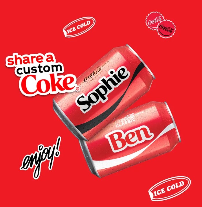 Share a Coke Campaign Banner