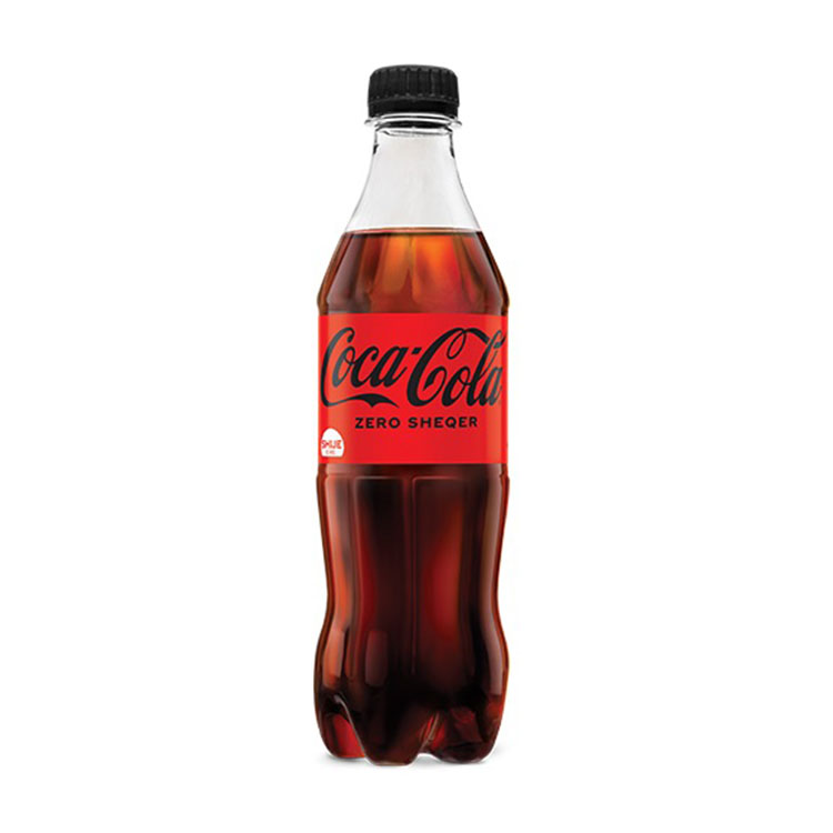 Shishe plastike e Coca-Cola Zero Sheqer prej 450 ml