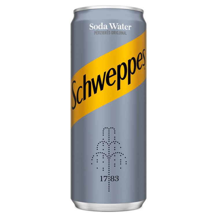Pije e konservuar Schweppes Soda Water 330ml