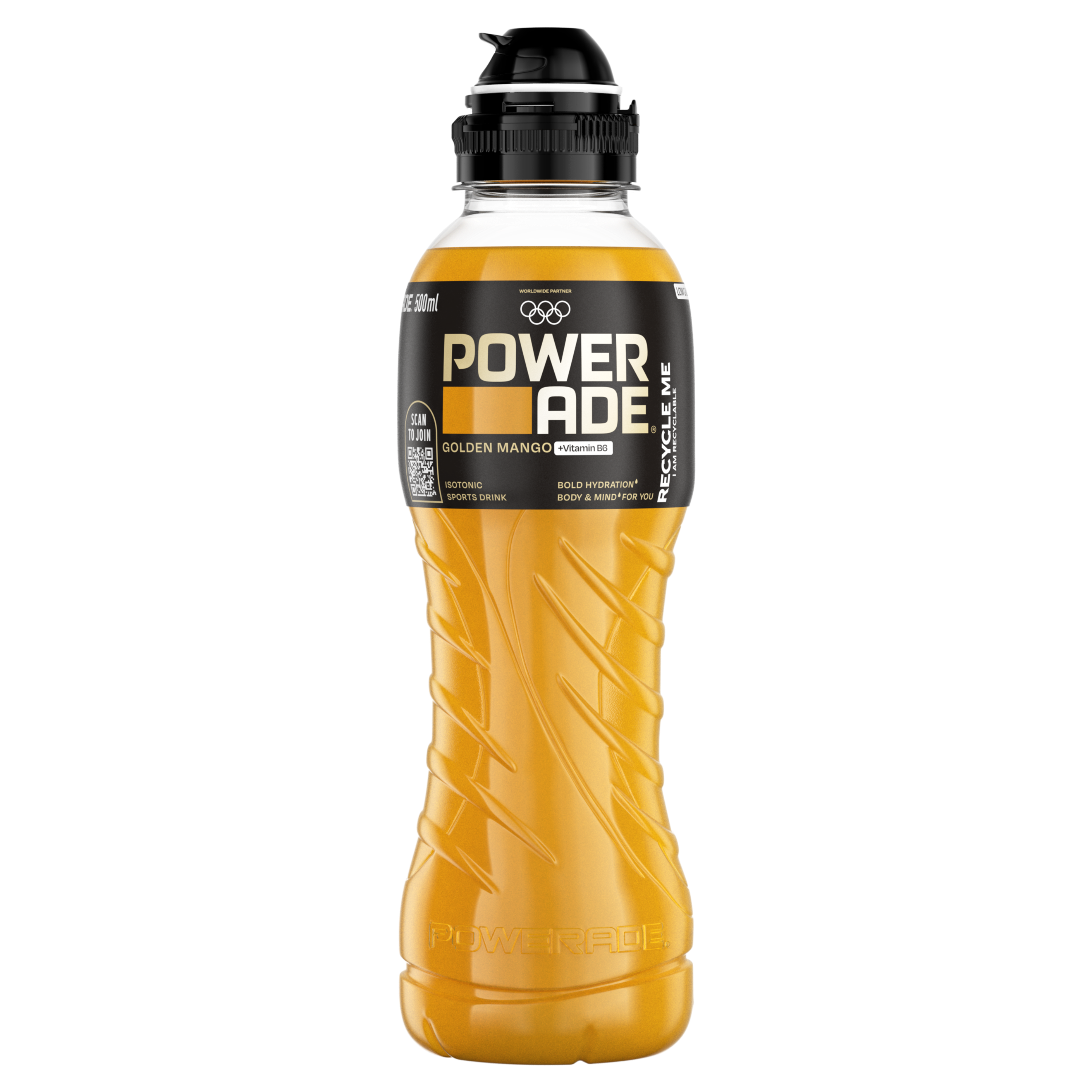 Eine Flasche Powerade Mountain Blast