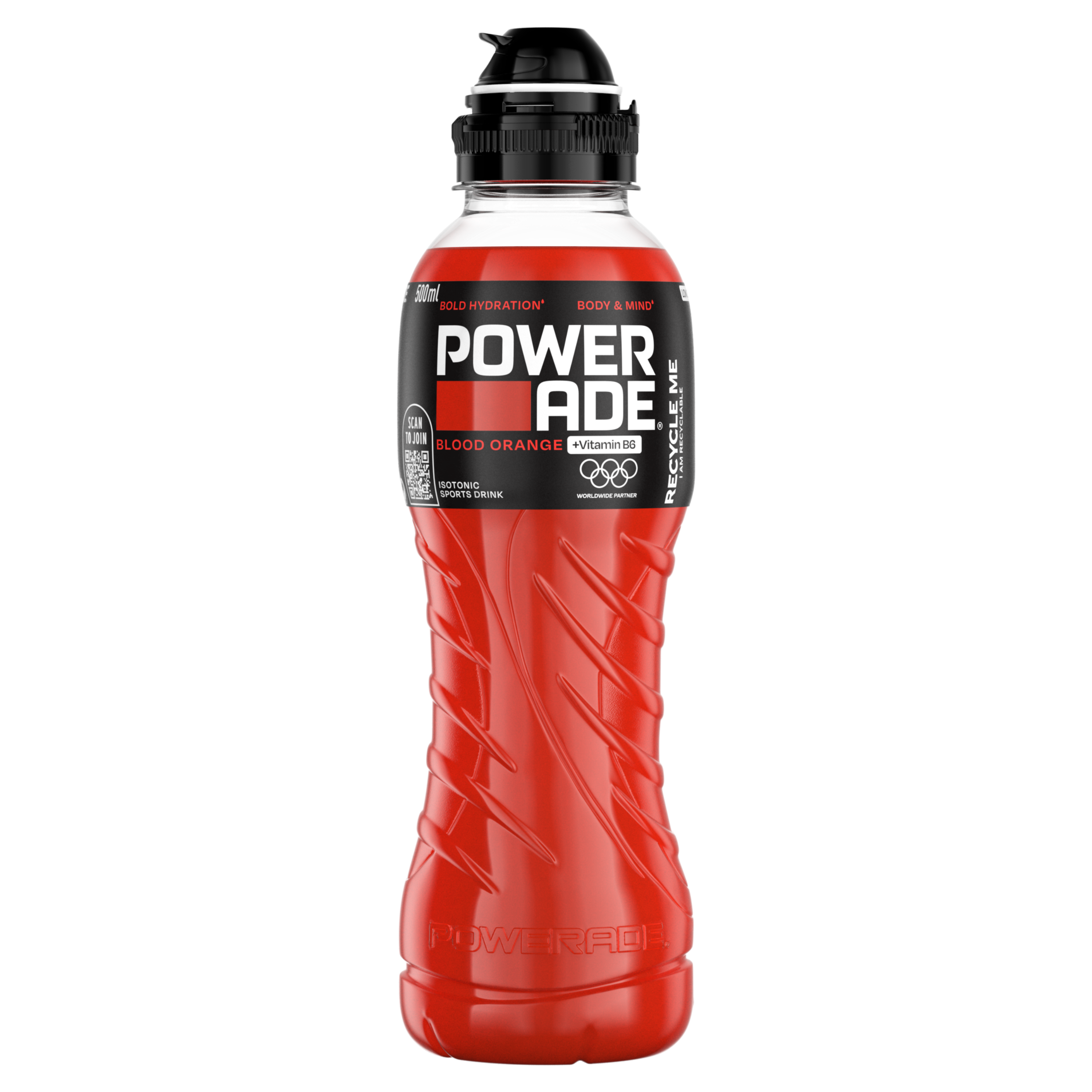 Eine Flasche Powerade Mountain Blast