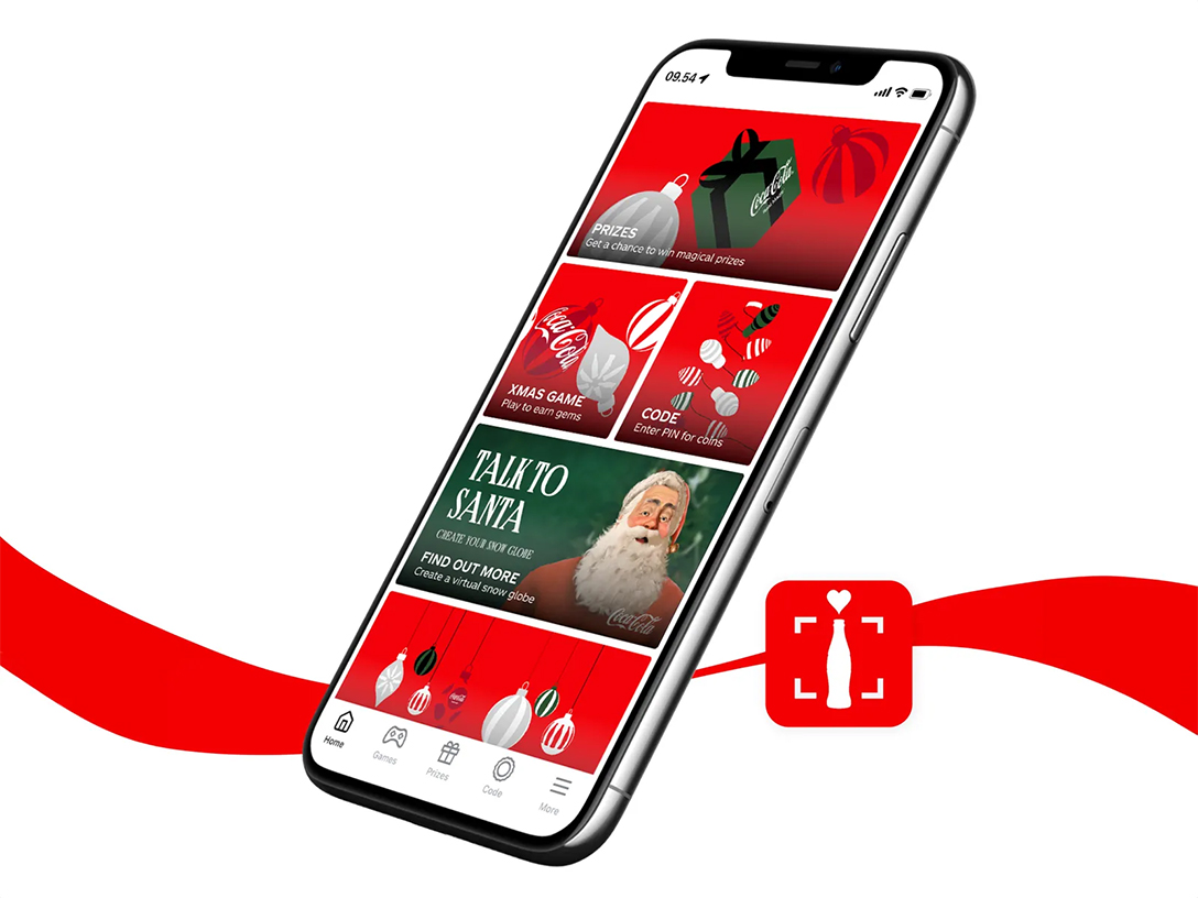 Coca‑Cola App in Handy Mockup