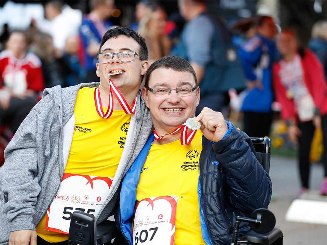 Teilnehmer*innen der Paralympics in Wien