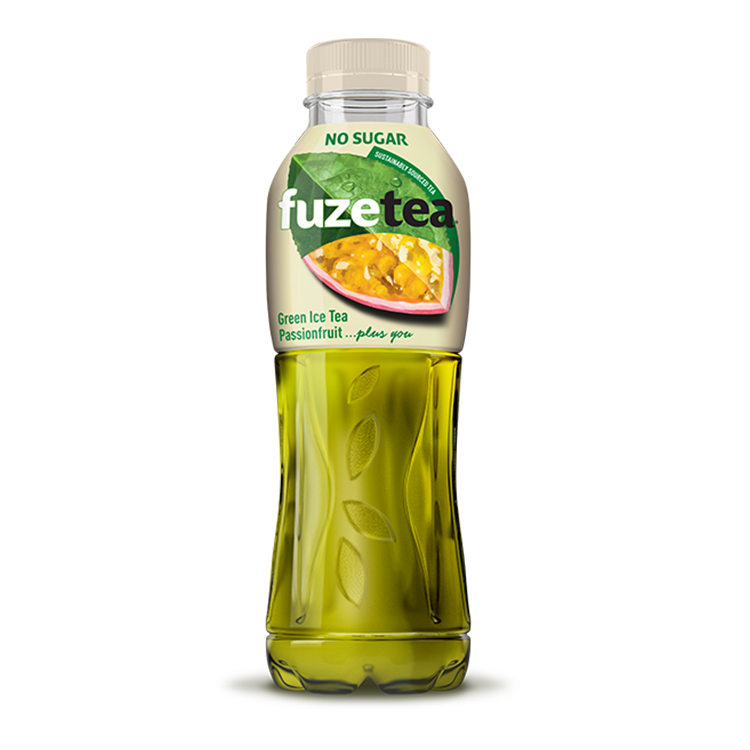 Fuzetea Passionfruit flašica sa belom pozadinom