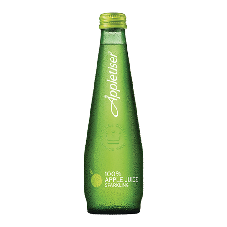 Een fles Appletiser appelsap