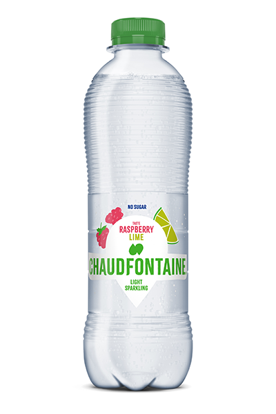 Ingrediënten Chaudfontaine Fusion licht-bruisend Frambozen- en Limoensmaak