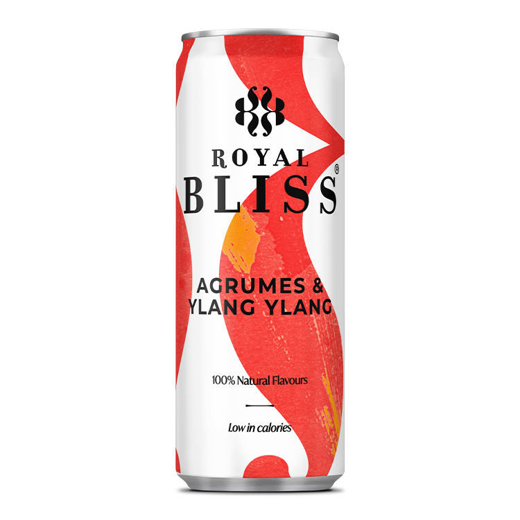 Een blikje Royal Bliss Agrumes & Ylang Ylang