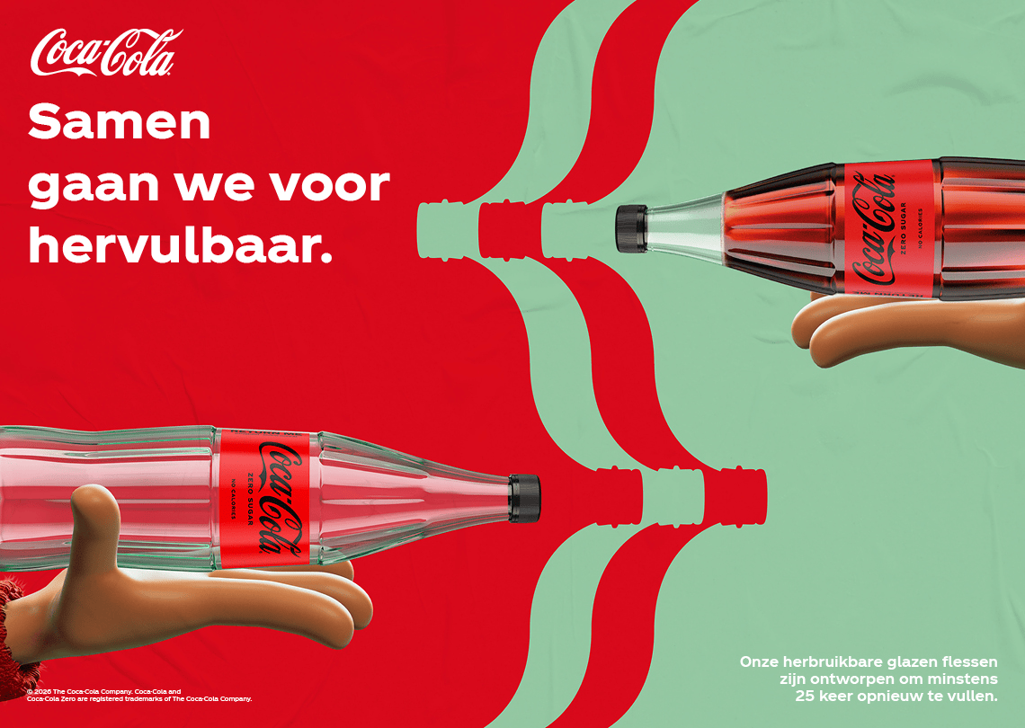 Samen gaan we voor hervulbaar