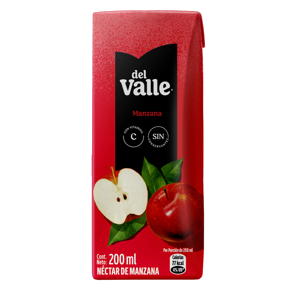 Tetra Brik de del Valle Manzana 200mL