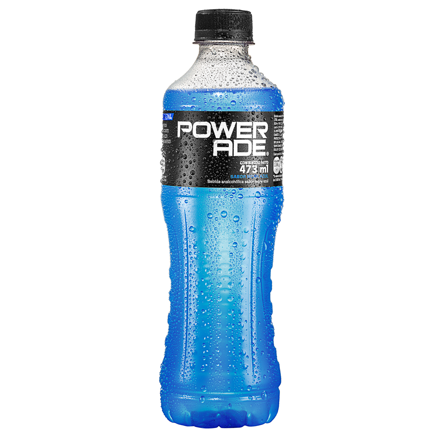 Botella de Powerade Mora Azul de 473ml