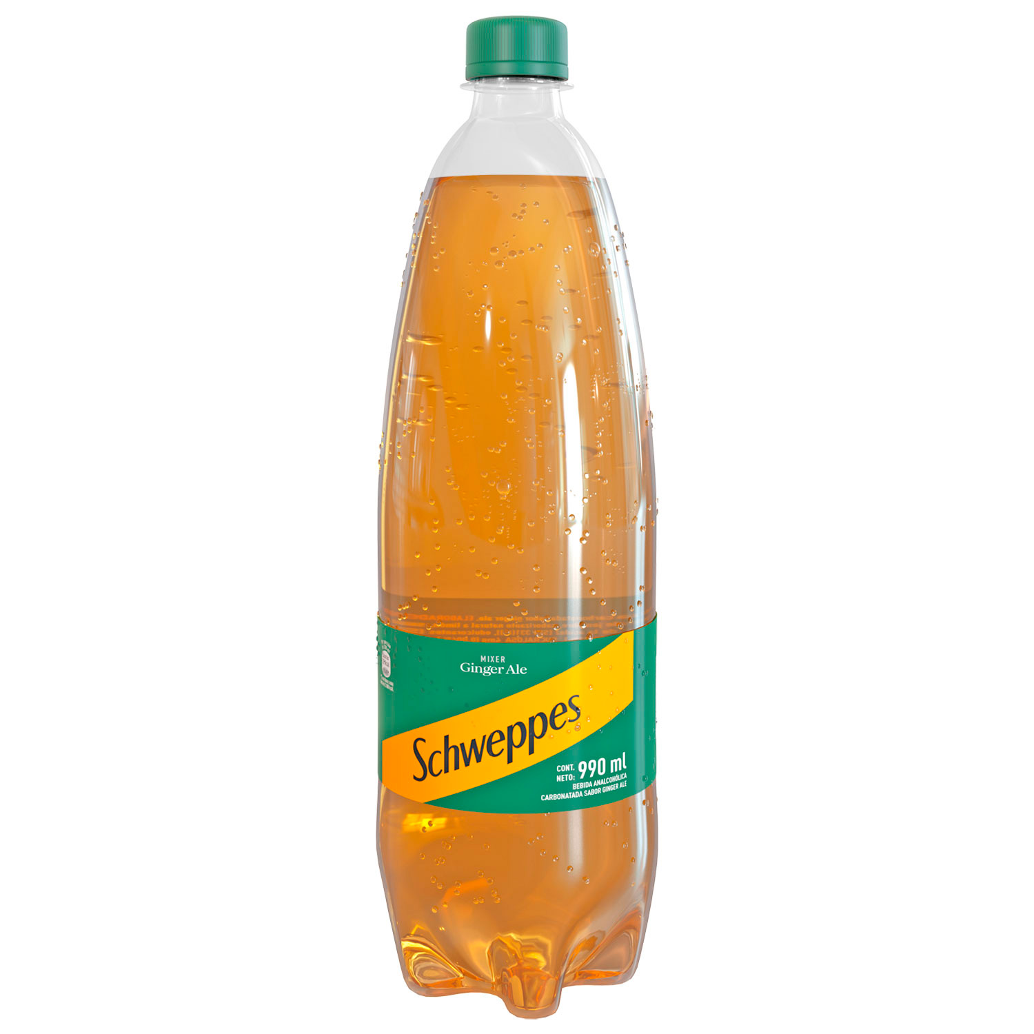 Botella de Schweppes Ginger Ale