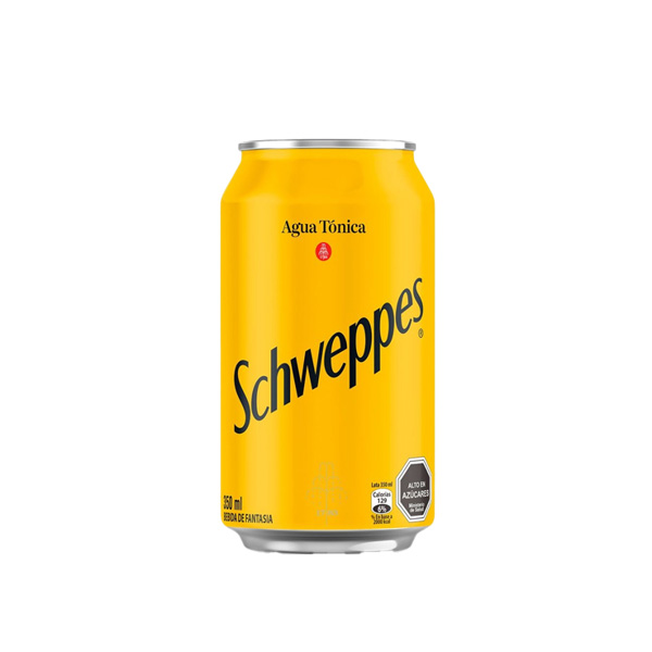 Lata de Schweppes Tónica