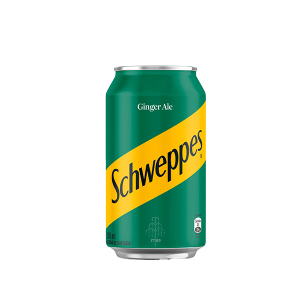 Lata de Schweppes Ginger Ale