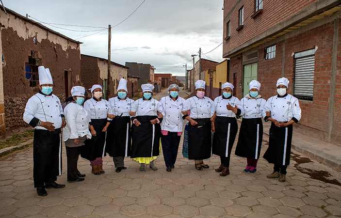 Emprendedores turísticos de Tihuanaco