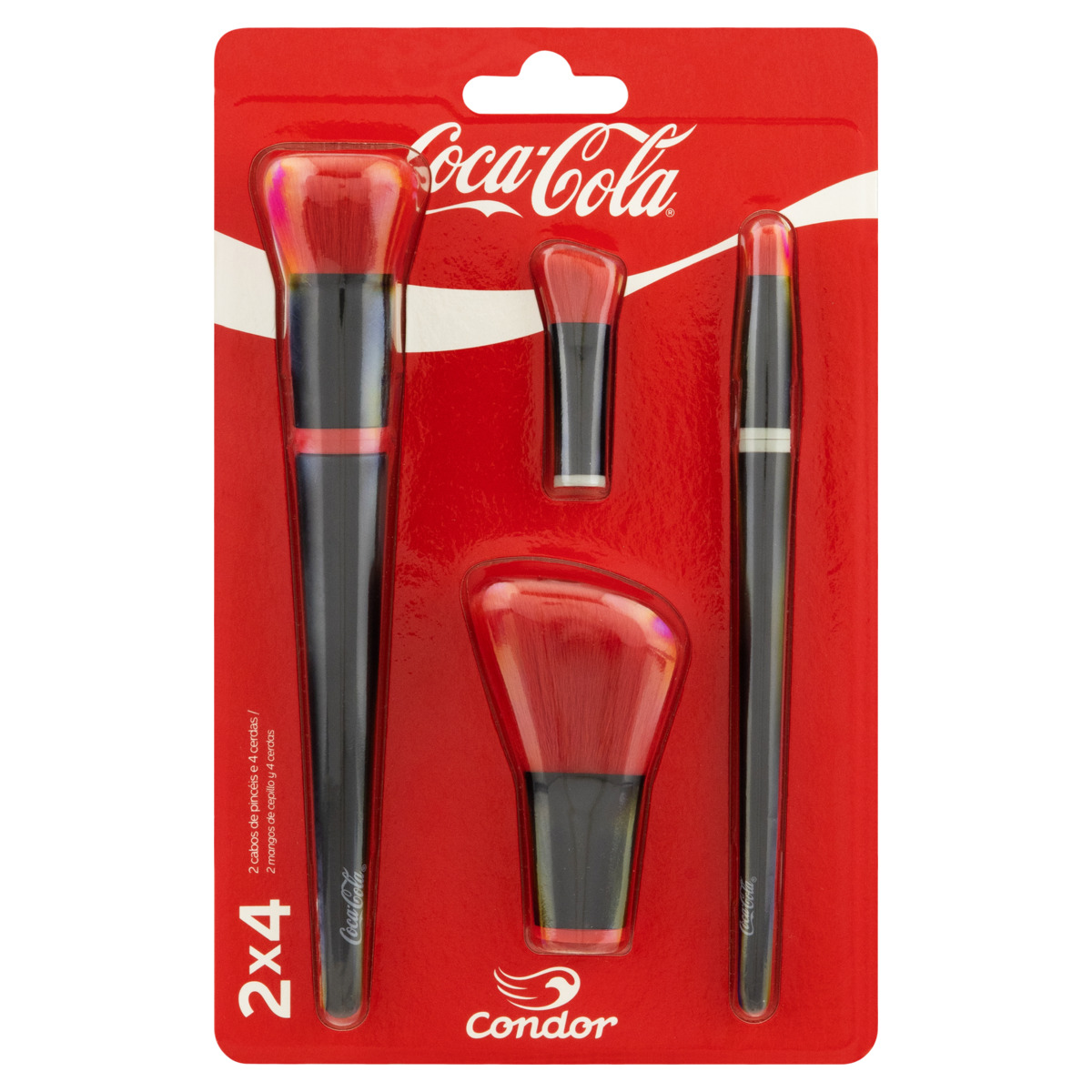 1WorldSync Jogo de Copos Contour Coca‑Cola 470ml com 4 peças