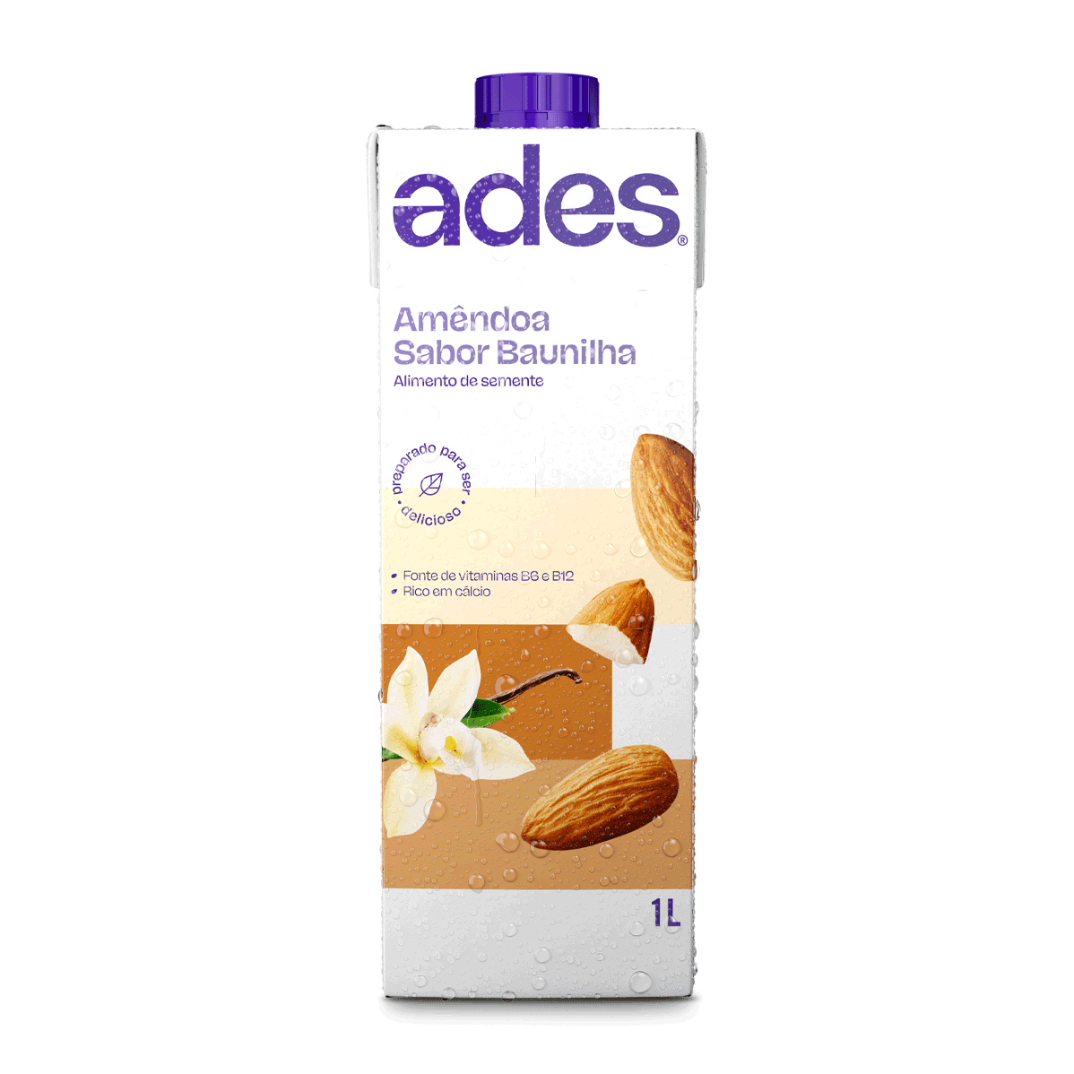 AdeS Amêndoa Sabor Baunilha.
