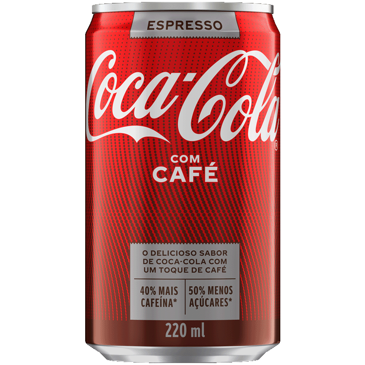 Lata de Coca-Cola Plus Café Espresso