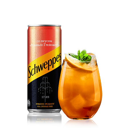 Schweppes Pink Grapefruit Cocktail