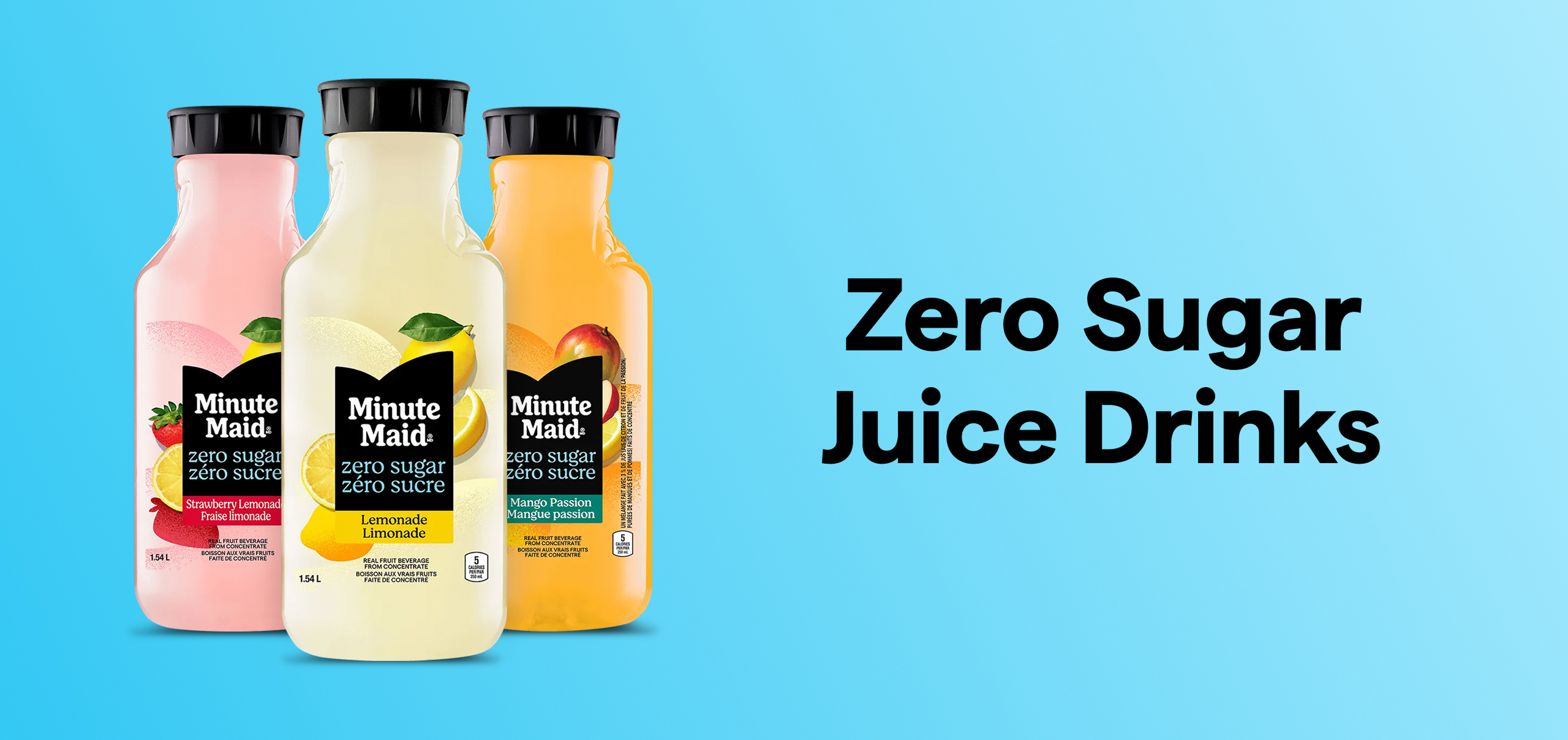 zero sugar juice drinks