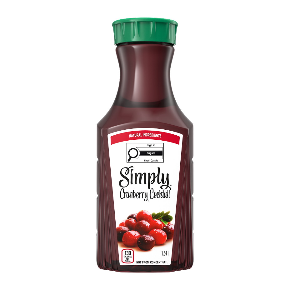 Simply cranberry cocktail 1.54 L bottle