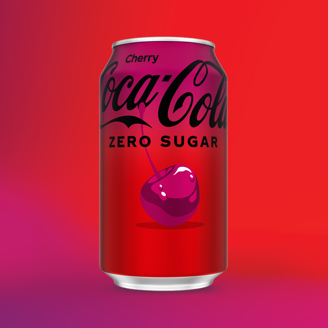 Coca-Cola Cherry Zero Sugar can