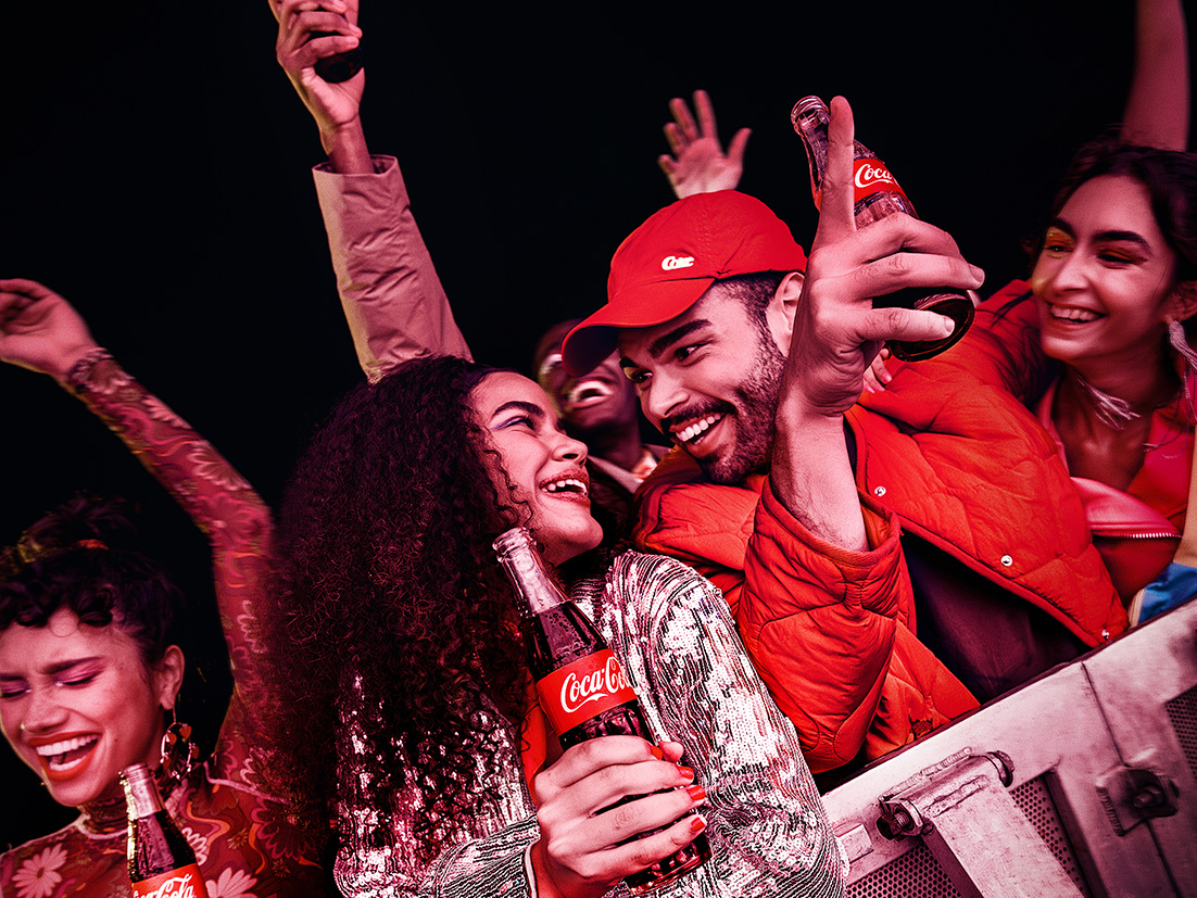 Fan enjoying a concert