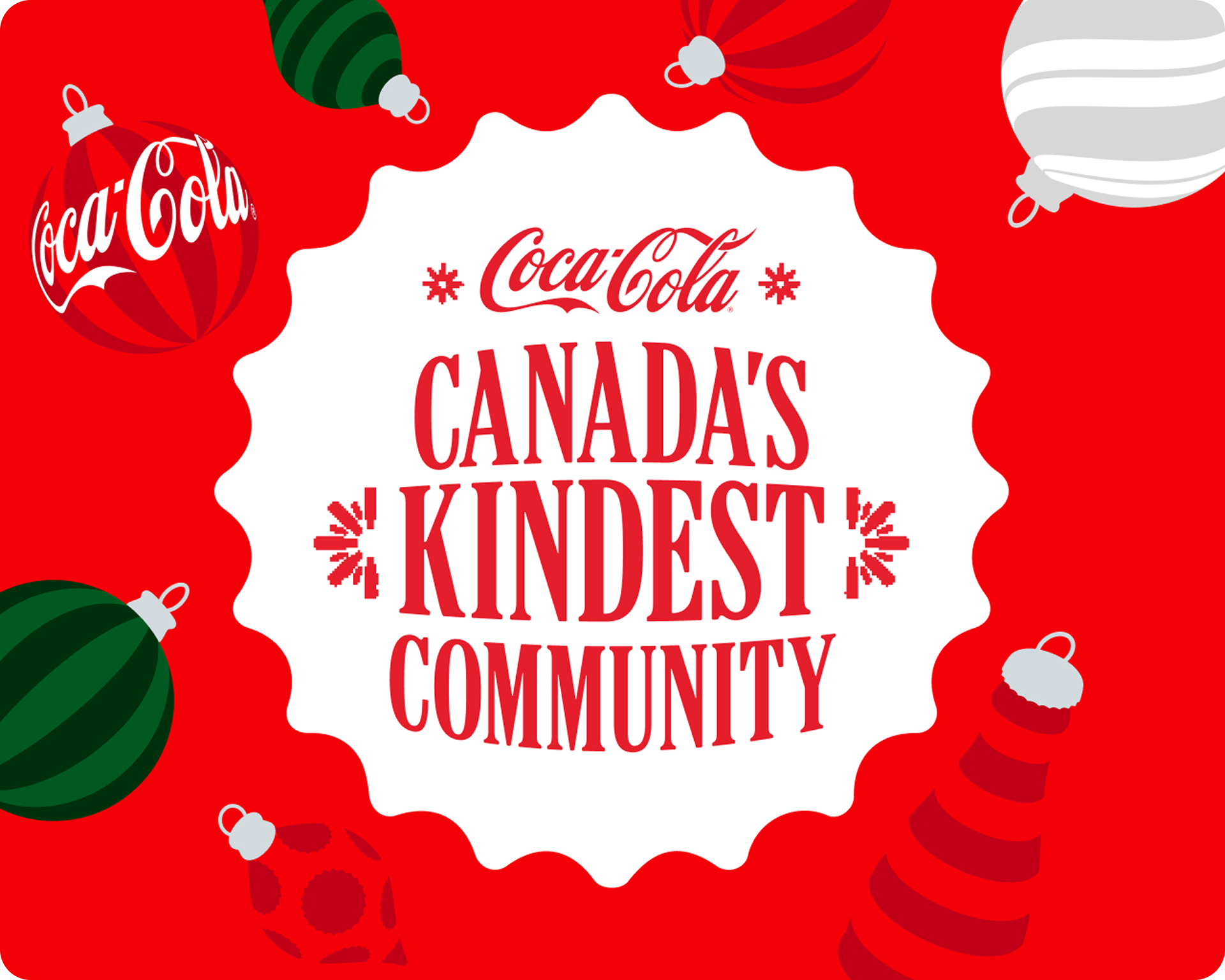 Illustrated Santa holding a classic glass bottle of Coca-Cola