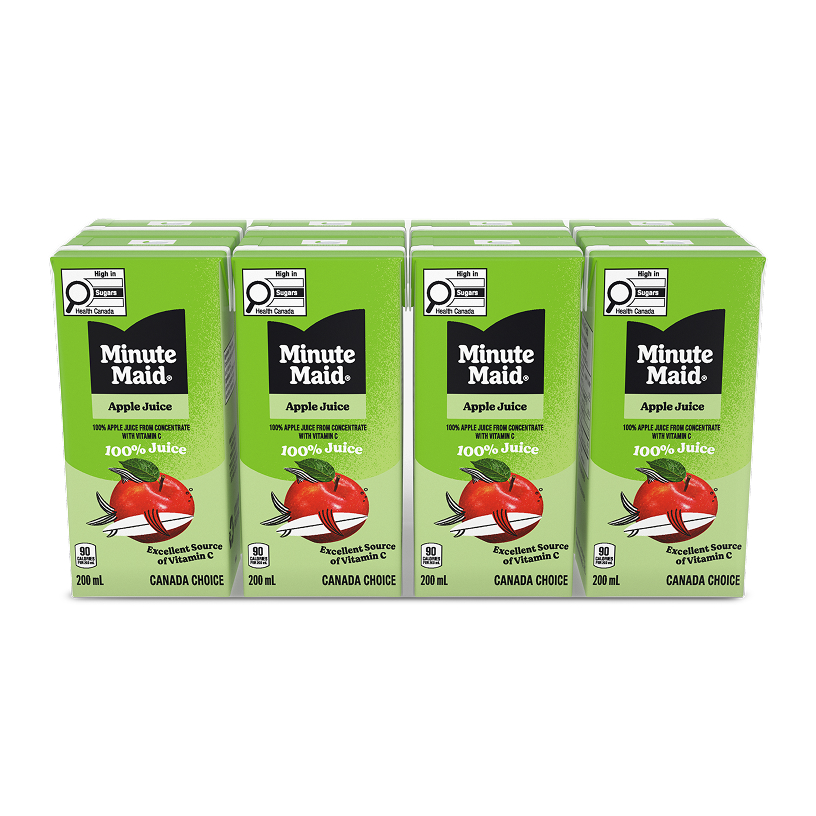 Minute Maid 100% Apple Juice Boxes—multipack of juice boxes