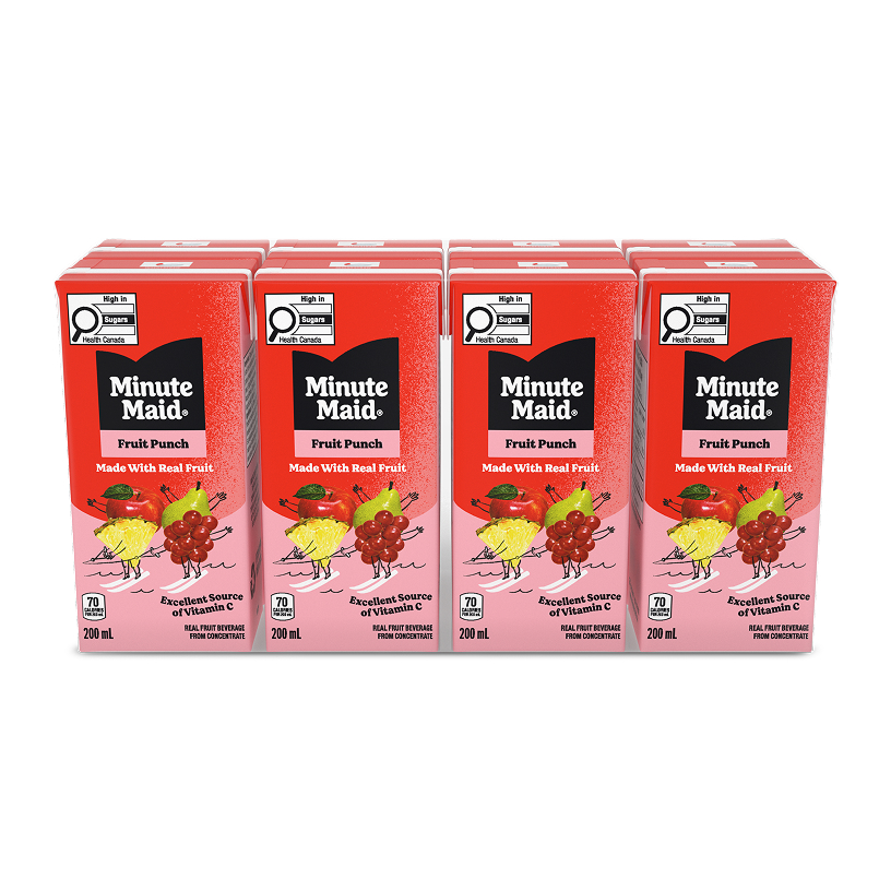 Minute Maid Fruit Punch Juice Boxes—multipack of juice boxes