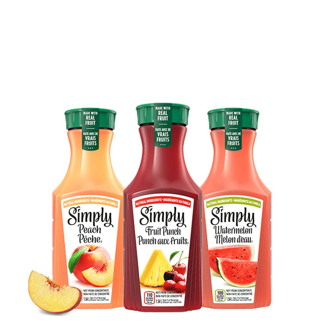 Une bouteille de boisson Simply Boissons