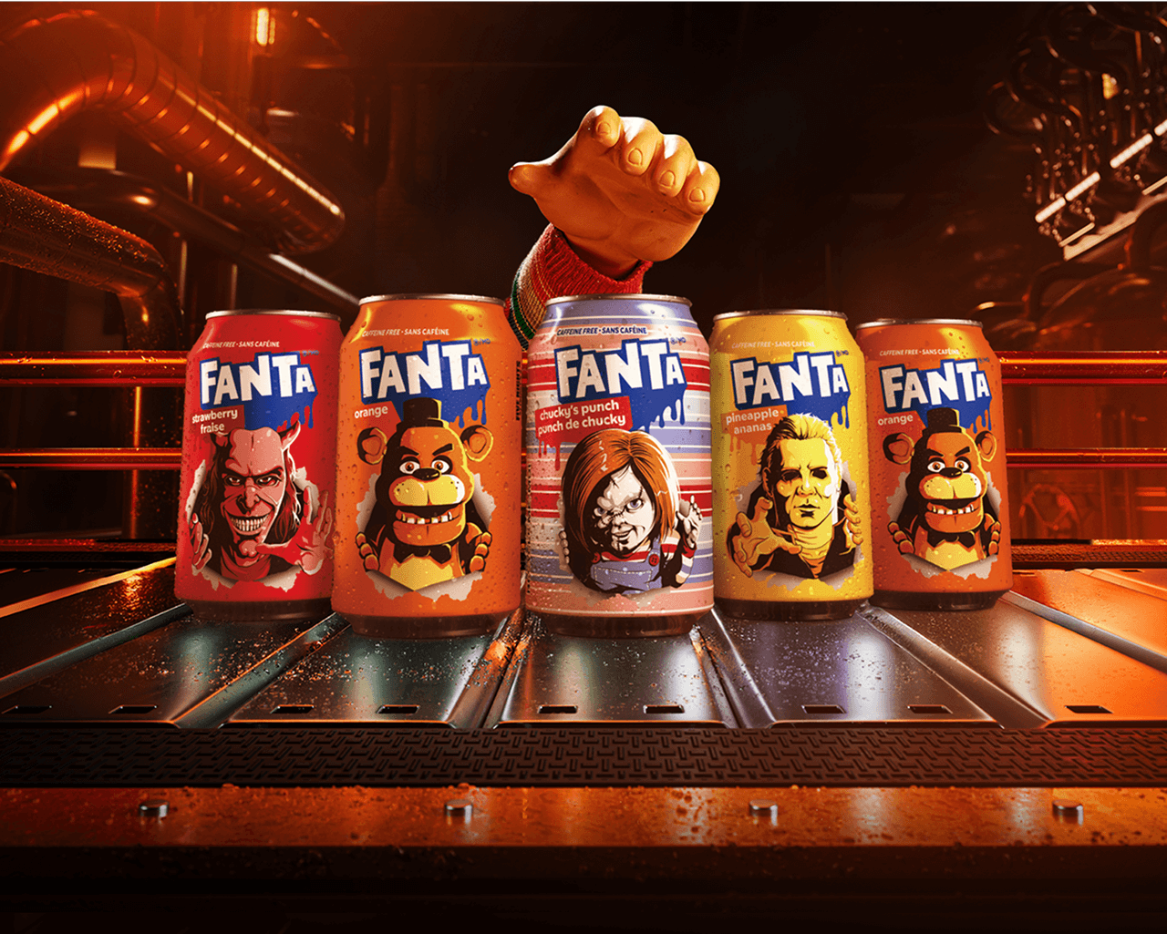 Fanta product lineup