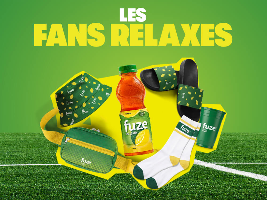 Vignette Semaine 1 The Casual Fan avec trousse Fuze comprenant chapeau, sac banane, sandales, bas et gobelet