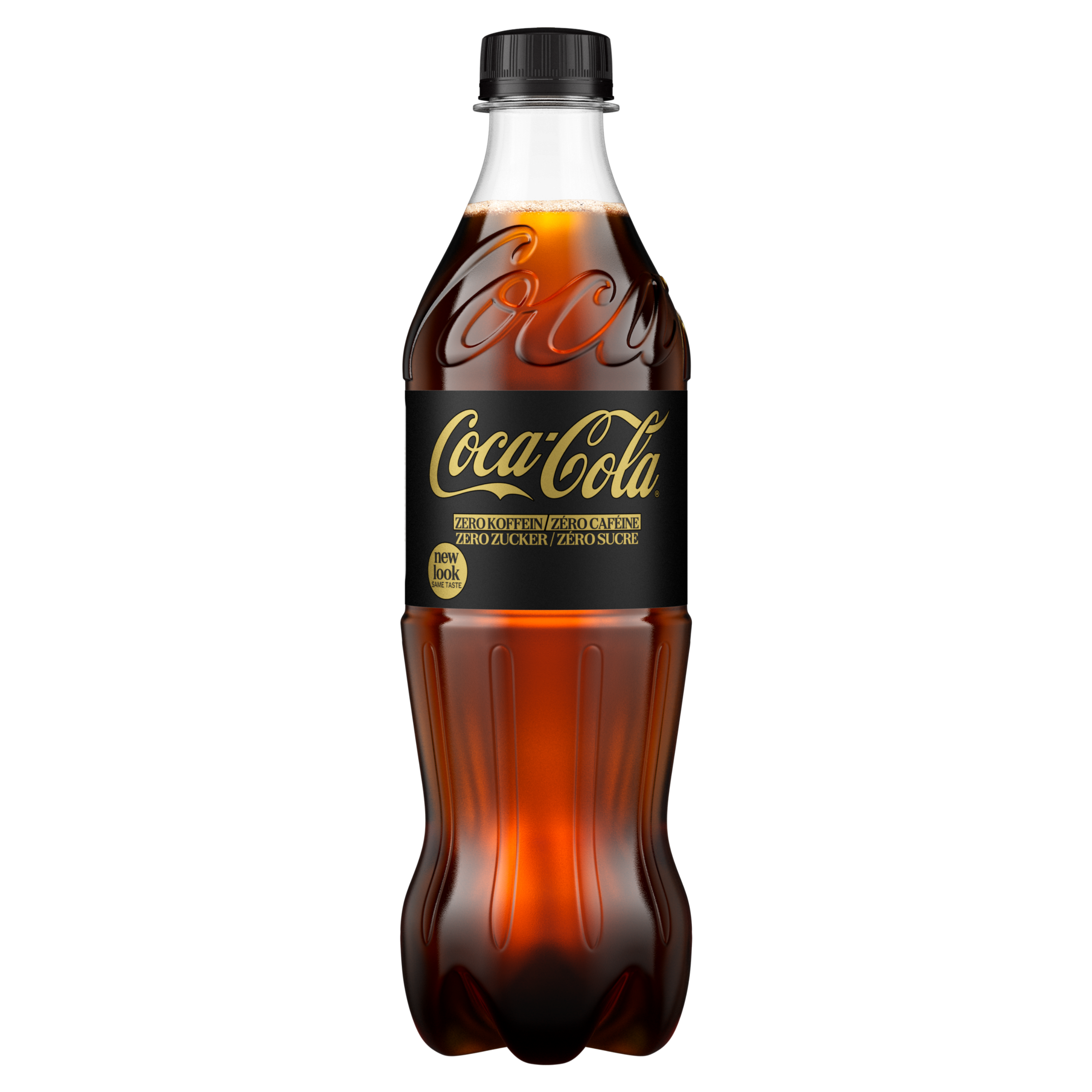 Eine 450 ml Coca-Cola Zero PET-Flasche