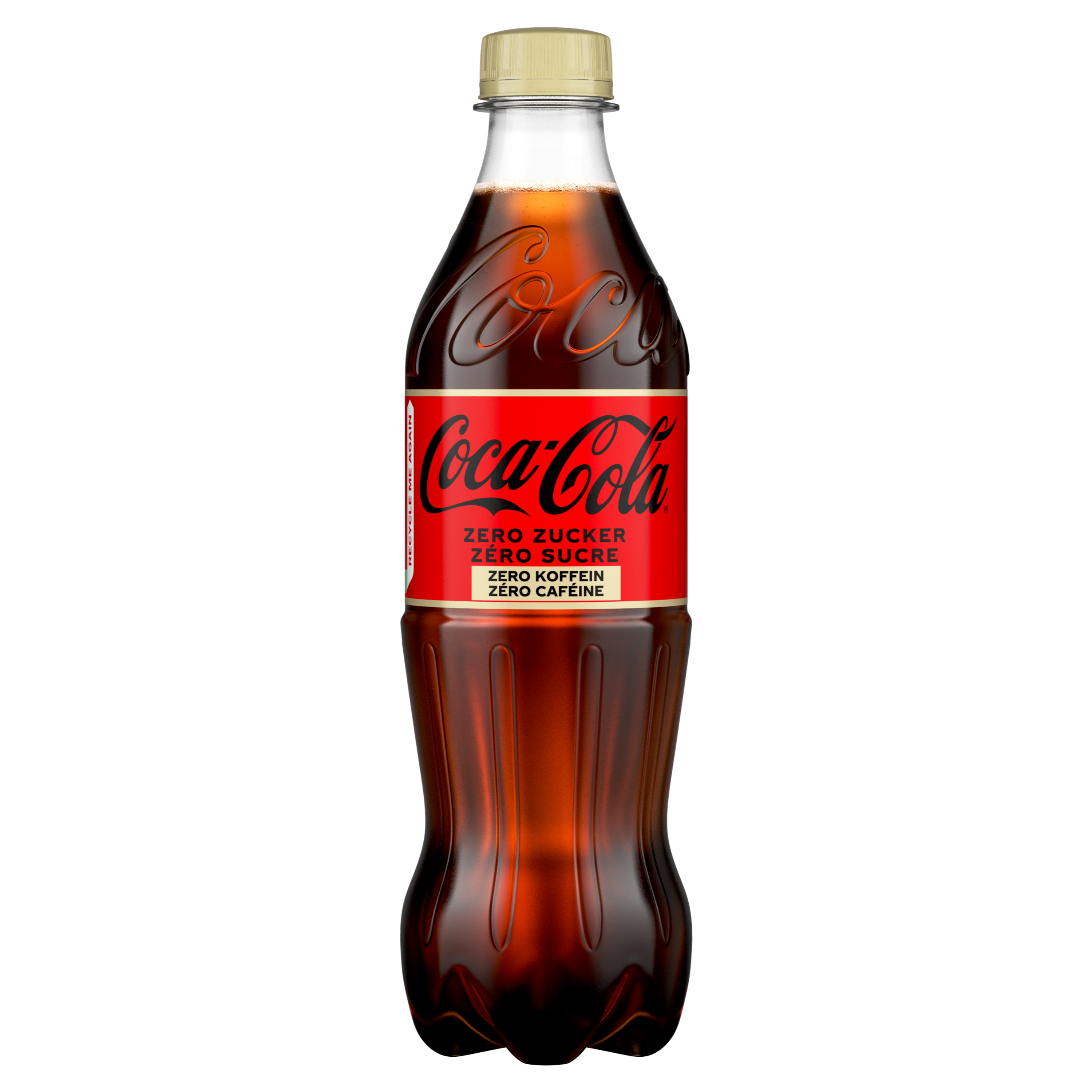 Eine 450 ml Coca-Cola Zero PET-Flasche