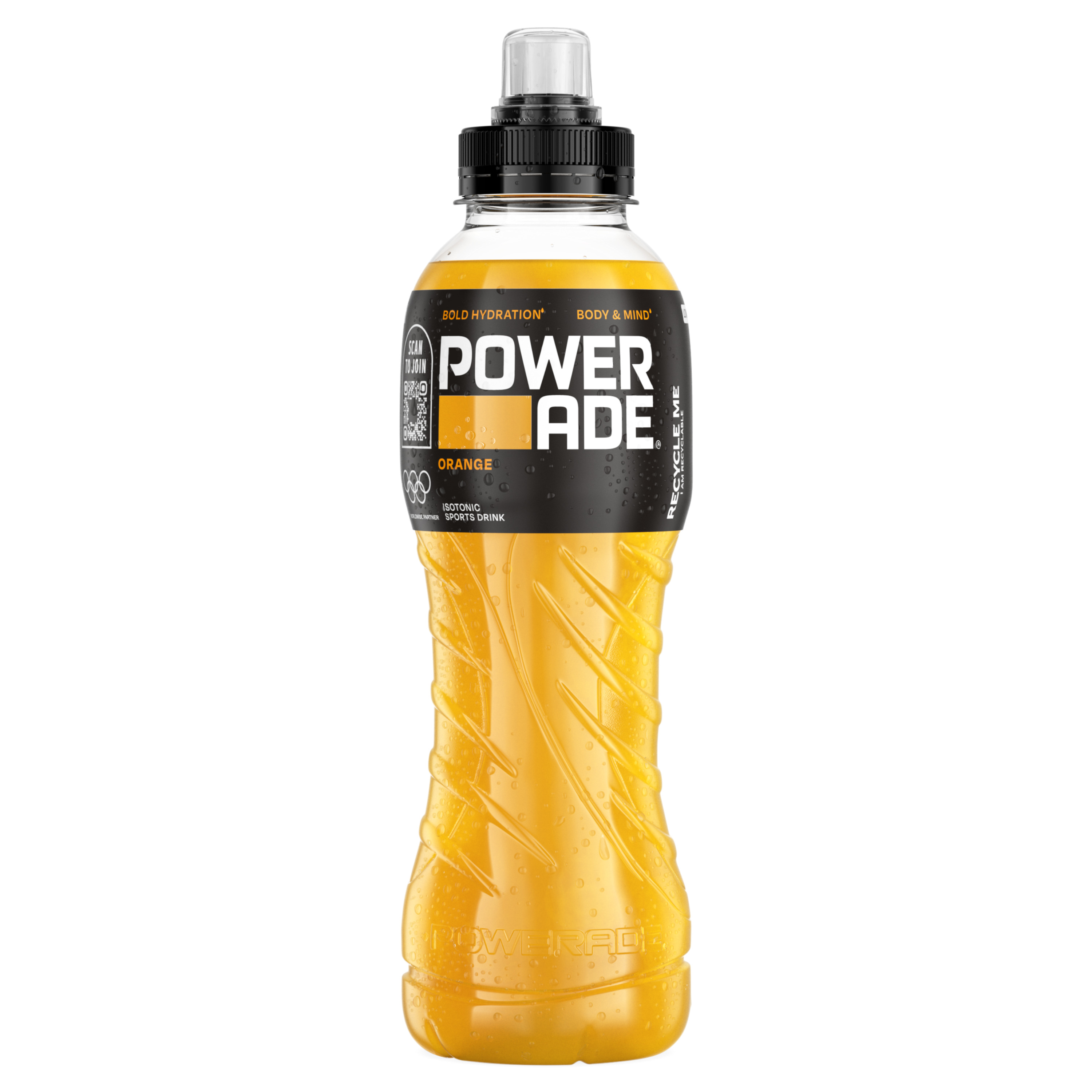 bouteille de powerade orange