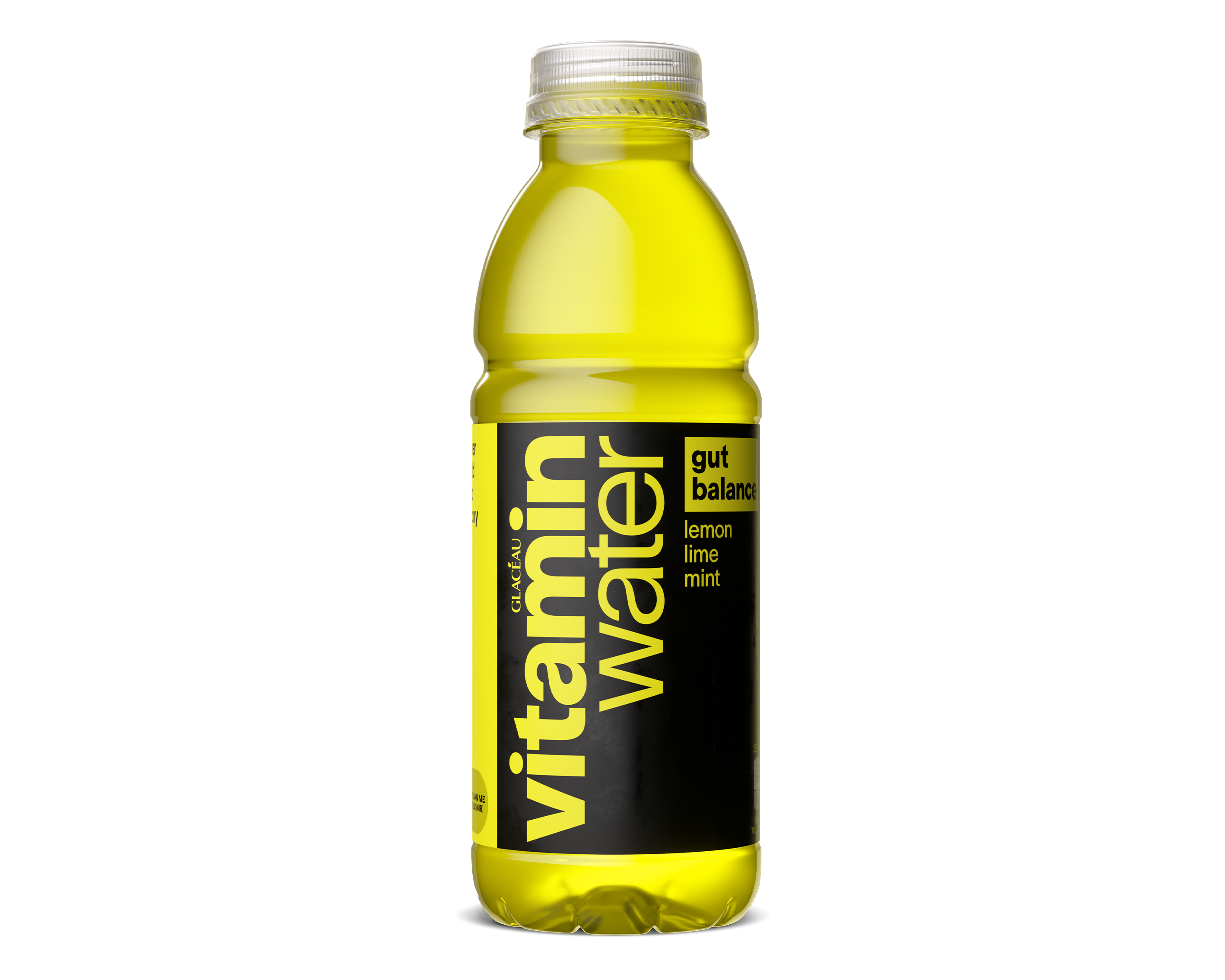 Eine Flasche Glacéau Vitaminwater in der Variante fiber