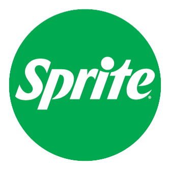 Eine Hand hält eine kalte Sprite Flasche im Hintergrund. Weisses Sprite Logo im Vordergrund.