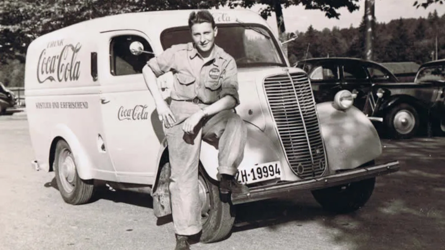 Der Standort «Letzigraben Zürich» von Coca-Cola im Jahr 1949.