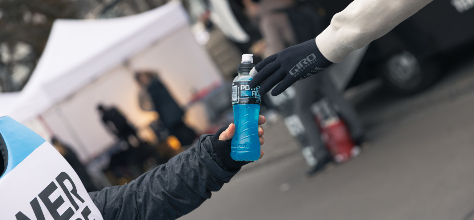 Powerade am Silvesterlauf