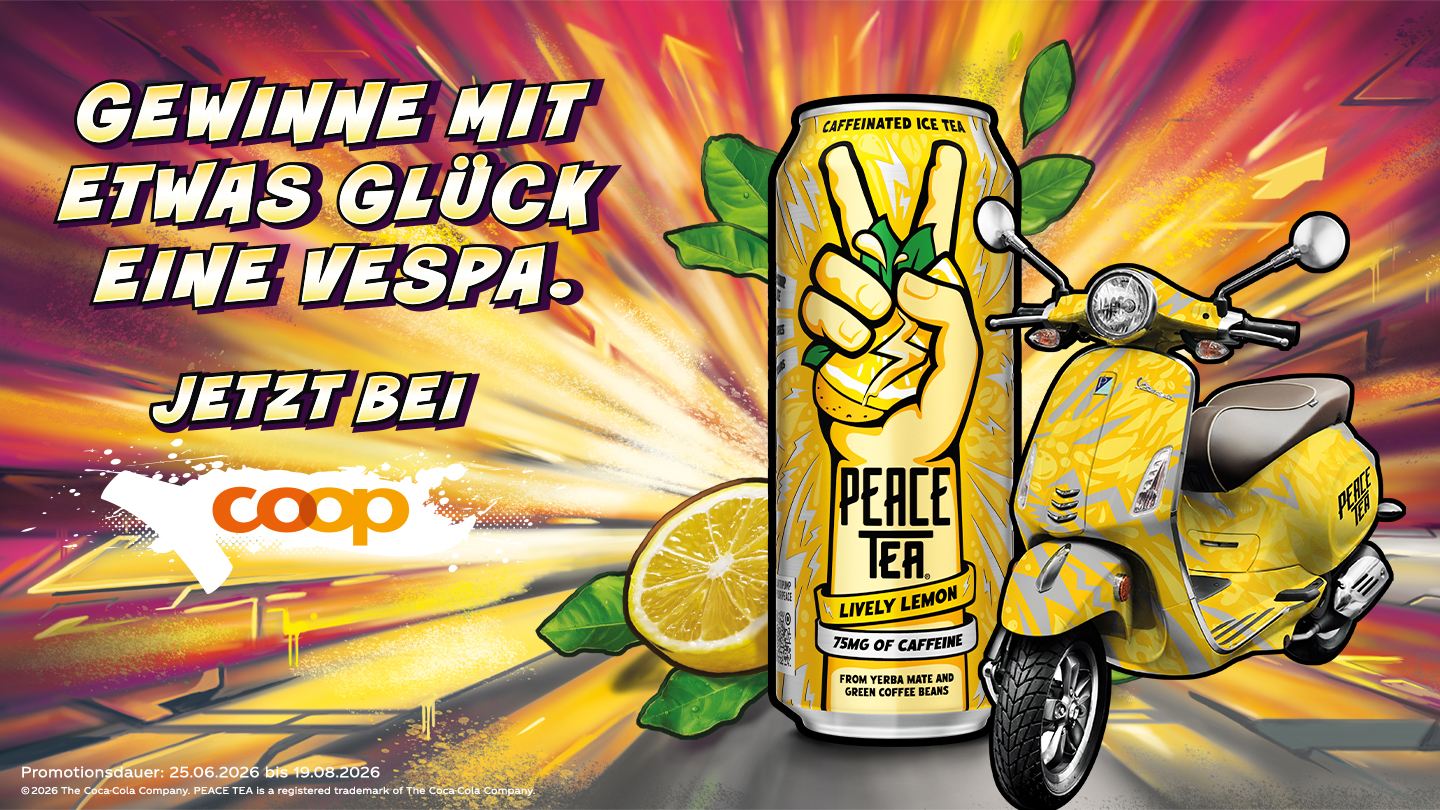 Peace Tea x Coop Promo Switzerland
