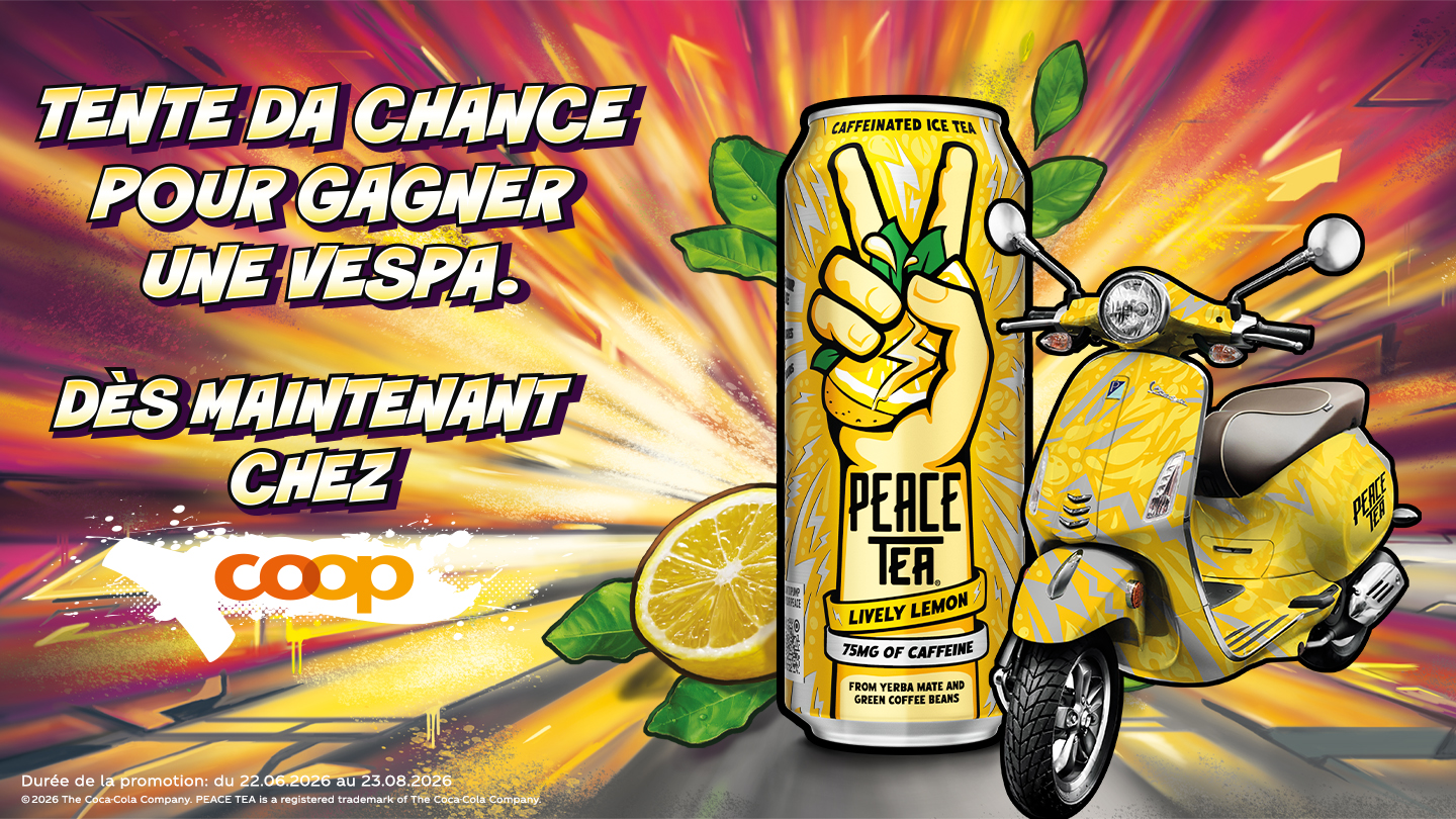 Peace Tea x Coop Promo Switzerland