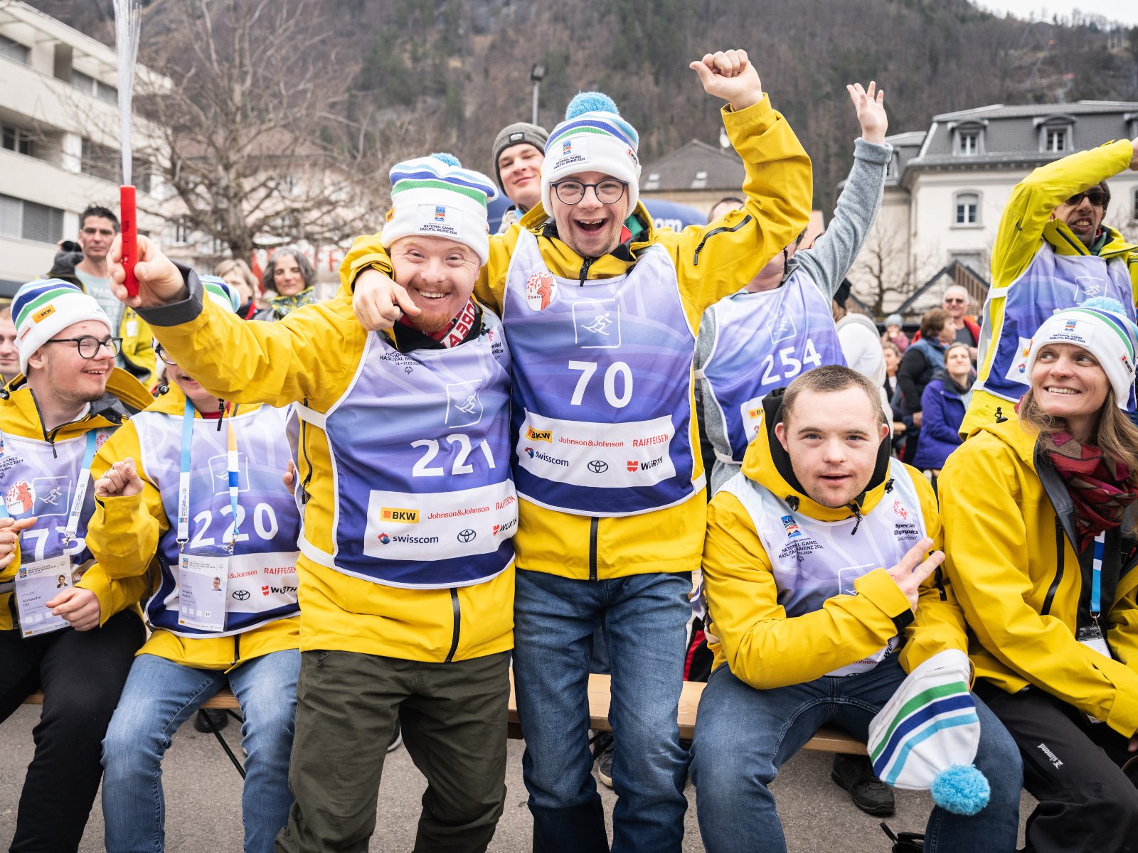 Impressionen der Wettkämpfe in den Sportarten Ski und Snowboard anlässlich der Special Olympics National Winter Games in der Region Haslital Brienz, vom 14. bis 17. März 2024. (WeArePepper/Sebastian Schneider)