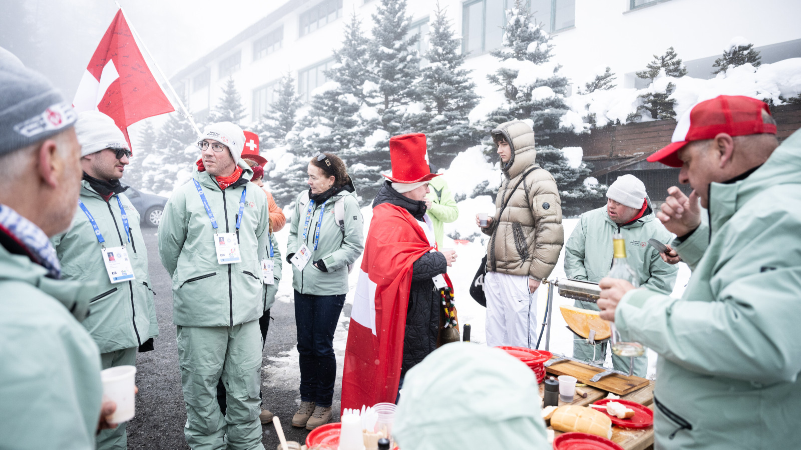 deim56056 Impressionen der Special Olympics World Winter Games Turin 2025, vom 8. bis 15. März 2025 in Turin, Sestriere, Pragelato und Bardonecchia. (WeArePepper/Sebastian Schneider)