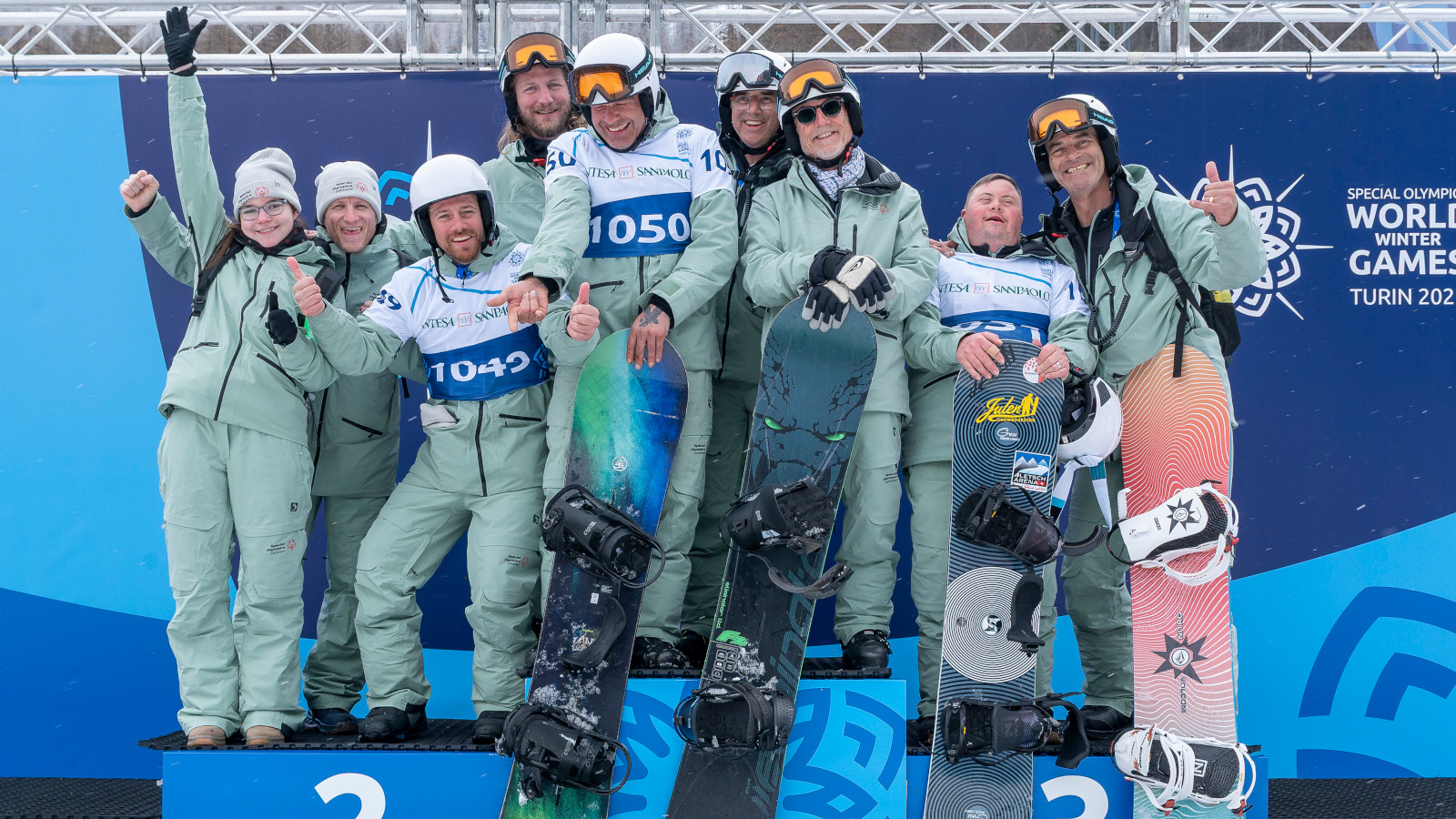 deim56147 Athletinnen und Athleten des Teams Switzerland in Aktion anlässlich der Special Olympics World Winter Games Turin 2025, vom 8. bis 15. März 2025 in Turin, Sestriere, Pragelato und Bardonecchia. (WeArePepper/ Claudio Kernen)