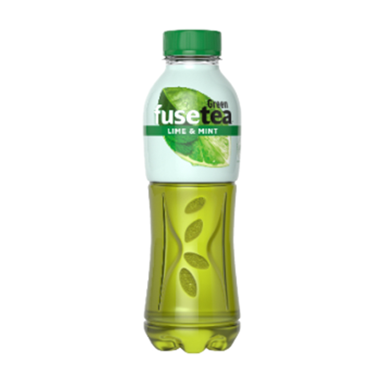 bouteille de fusetea green tea lime & mint