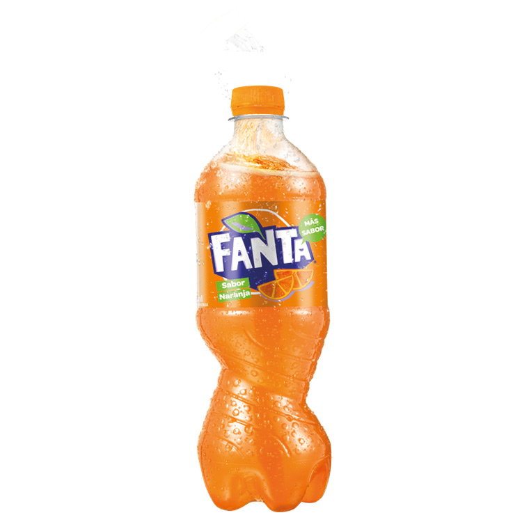 Botella de Fanta sabor Naranja