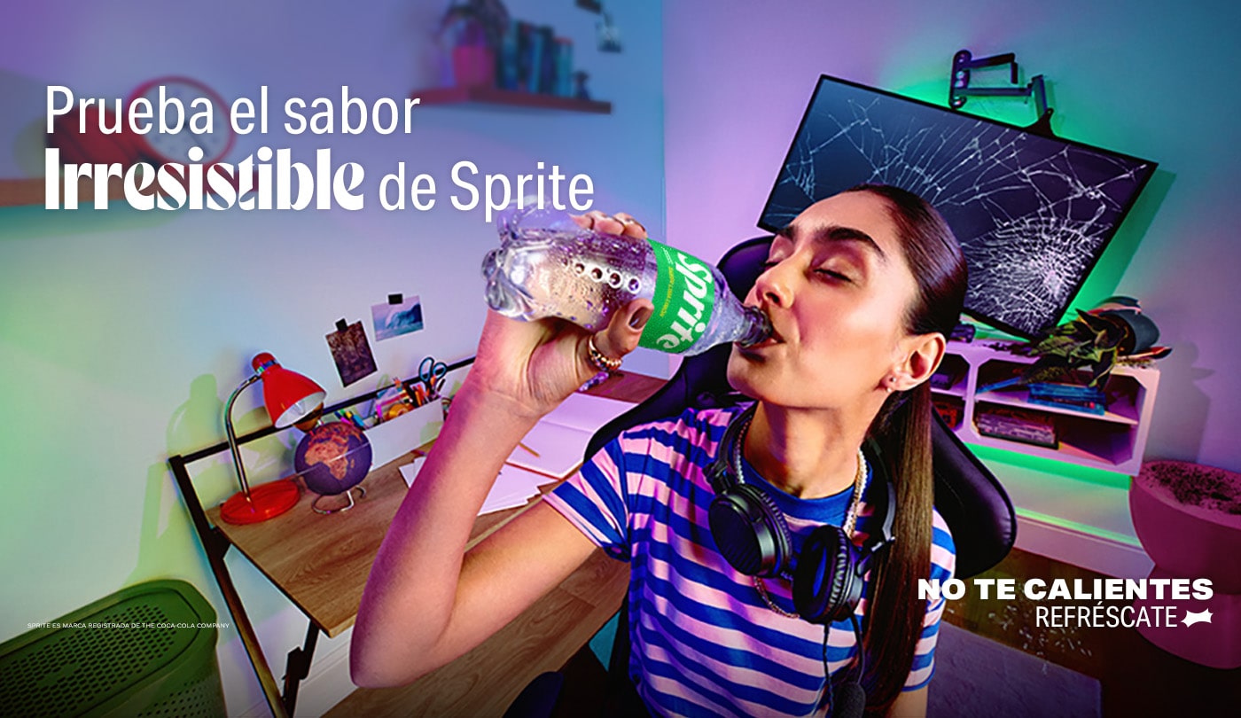 Prueba el sabor irresistible de Sprite