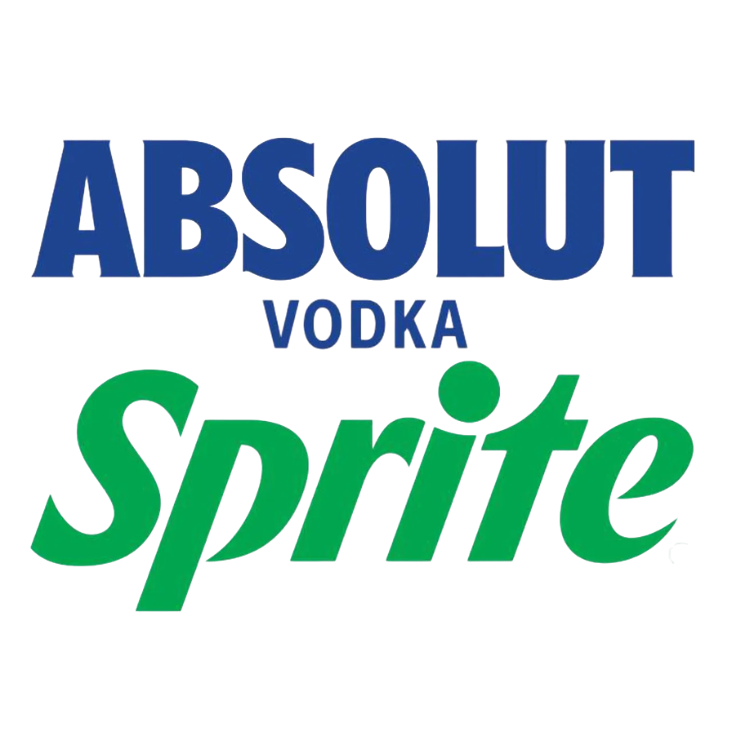 Logo absolut vodka & sprite