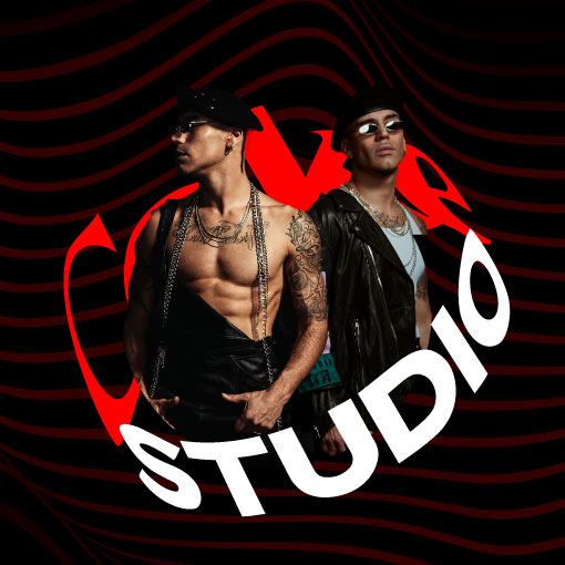 Power Peralta con el logo de Coke Studio alrededor sobre fondo negro. Los artistas serán parte del Coke Studio Festival de entrada gratuita.