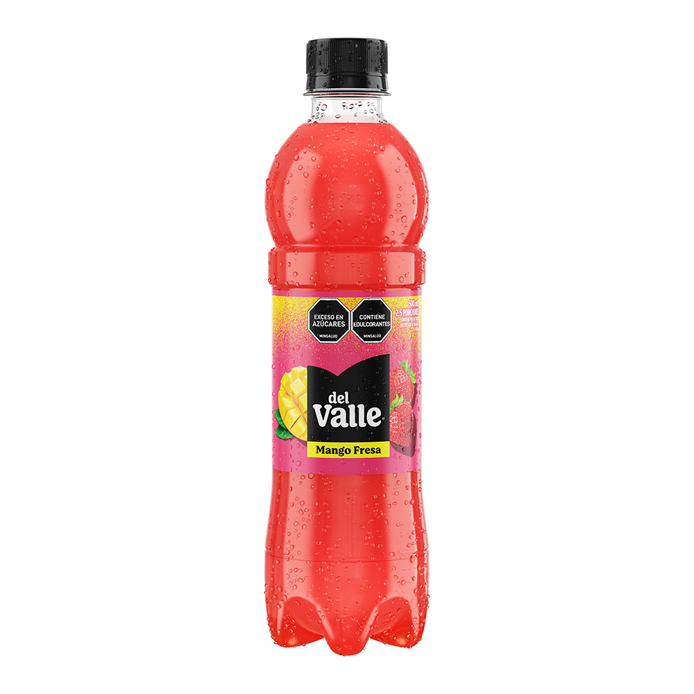 Botella de Del Valle sabor Mango Fresa